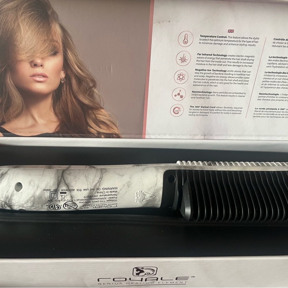 Marble Hair Comb